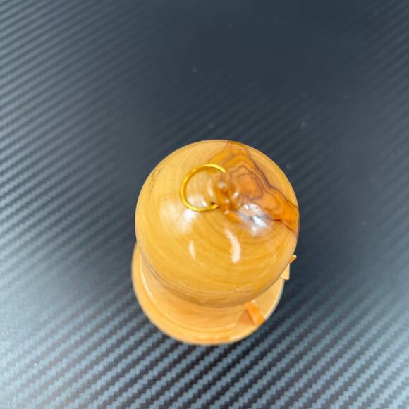 Olive Wood Bell-Shaped Nativity Scene Ornament Handcrafted Christmas Jesus - Picture 5 of 9